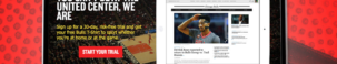 Bulls Focused SportsPlus Subscription Landing Page