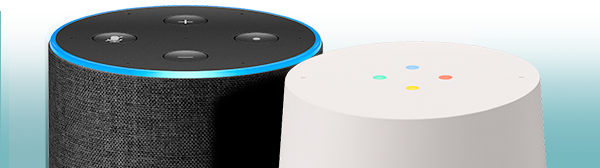 Available On Alexa- and Google Assistant-enabled Devices.