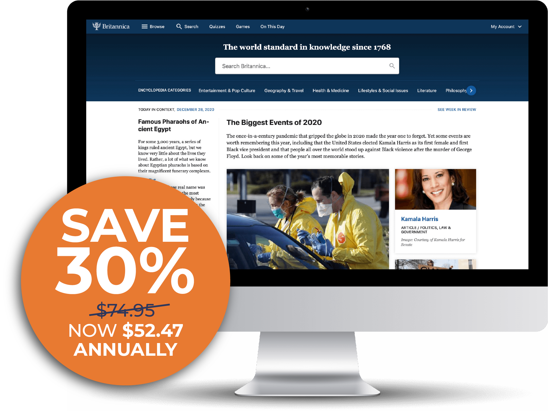 SAVE 30% ANNUALLY