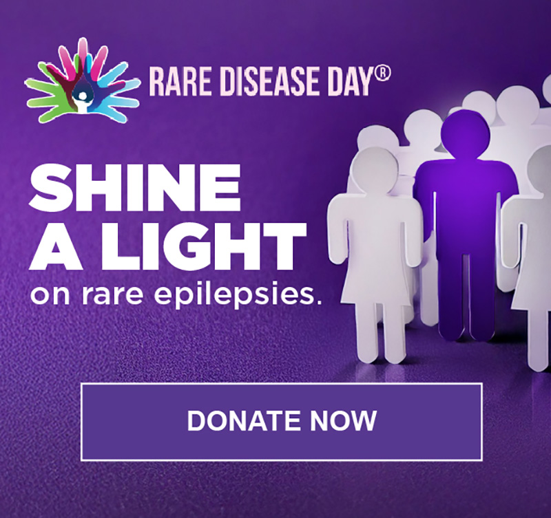 RARE DISEASE DAY - Shine a Light on rare epilepsies.  Donate Now.
